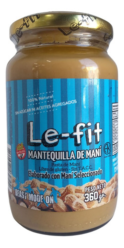 Manteca De Mani Le-fit 360g
