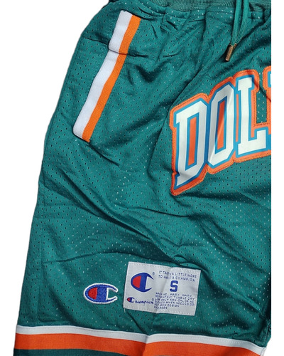 Short Basquet Miami Dolphins Verde