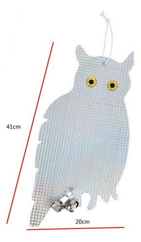 Reflector De Espantapájaros, Repelente De Pájaros, Búho, Dic
