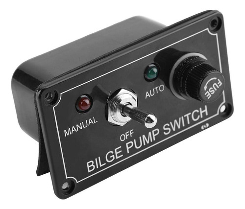 Senyar Panel De Interruptores Marinos Para Barcos, Panel De Interruptores De Bomba De Achique De 12 V Cc Indicador Manual/apagado/automático