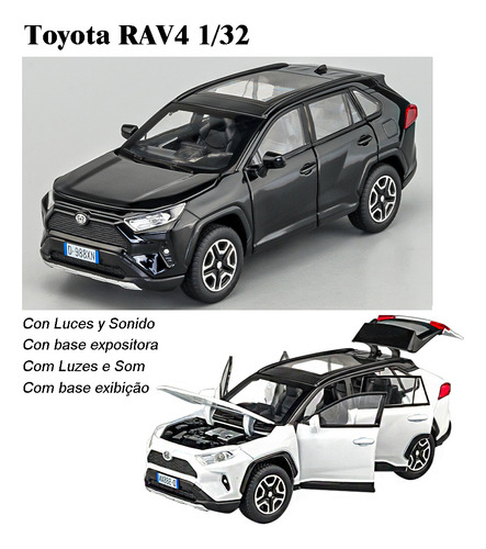Colección Toyota Rav4 Suv De Metal En Miniatura Con Forma De