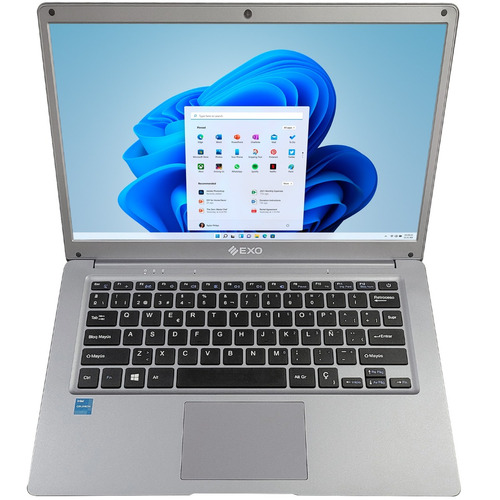 Imagen 1 de 6 de Notebook Exo Smart T33-300g Gris 14 , Intel Celeron N4020 4gb De Ram 300gb Ssd, Intel Uhd Graphics 600 1366x768px Windows 11 Home