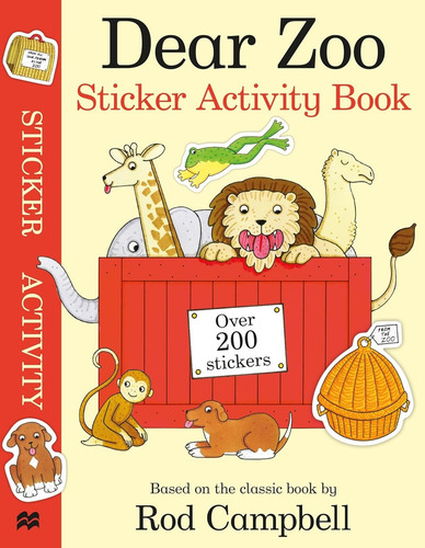 Dear Zoo - Sticker Activity Book - Rod Campbell, De Campbell, Rod. Editorial Macmillan Children Books, Tapa Blanda En Inglés, 2022