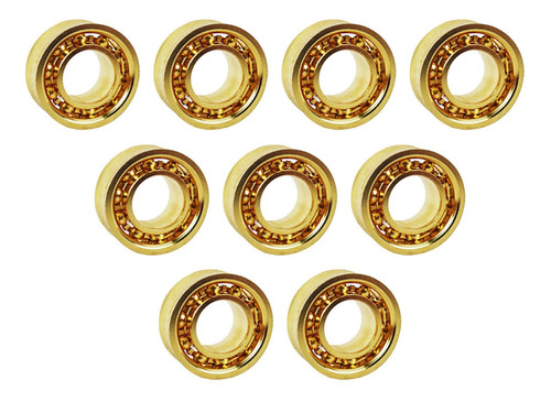 9 Mini Rolamentos R188 Gold Modelismo Yoyo Pesca Tipo C 9un