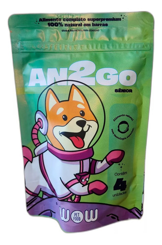 Alimentação Natural Completa Cães Idosos An2go Wow Pet Food