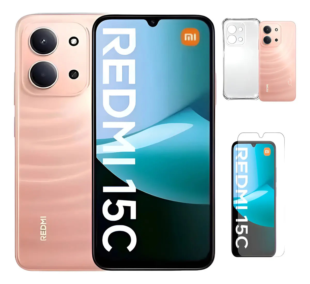 Xiaomi Redmi 15c 256gb 8gb Ram Dual Sim Capa E Pelicula Cor Laranja