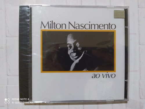 Cd Milton Nascimento - Ao Vivo ( Lacrado)