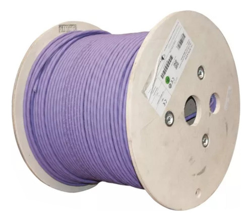 Bobina De Cable S/ftp Categoria 7a 100% Cobre Indoor Violet