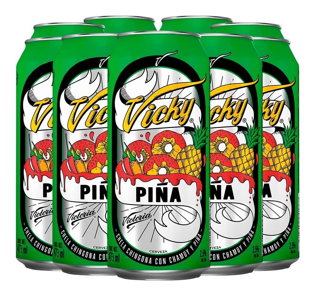 Cerveza Victoria Vicky Piña 24 Latas Con 473ml MercadoLibre