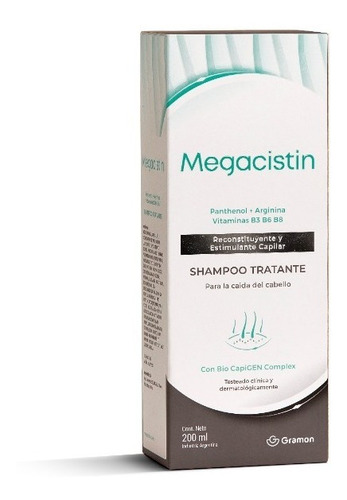 Megacistin Shampoo Anticaida 200 Ml