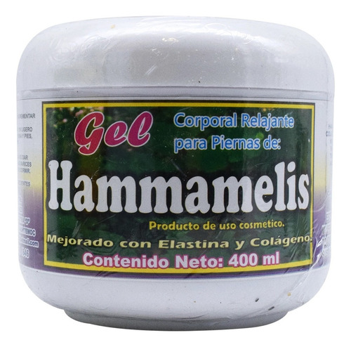 Gel Hammamelis Reforzado 400 Ml-natura Mundo Brajim Sabor Sin sabor