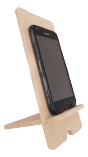Porta Celular Soporte Madera Fibrofacil Mdf Liso X 5 Unid.