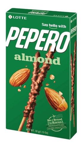 Pepero Almendra Stick De Galleta Y Chocolate Importado Corea