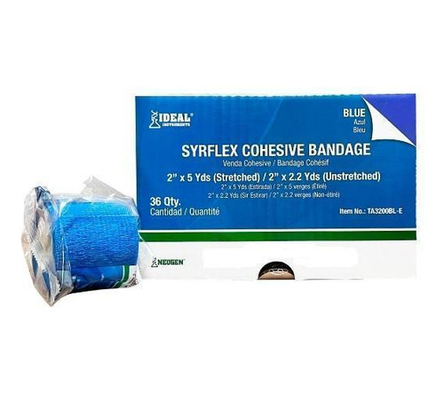 Bandagem Adesiva Auto Aderente 2,5 X 4,5m Azul