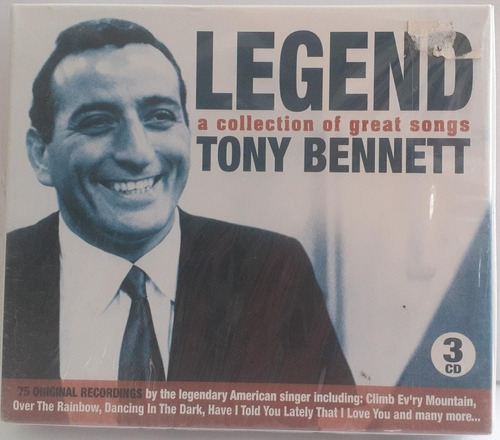 Tony Bennett Legend : A Collection Of Great Songs 3 Cd Set 