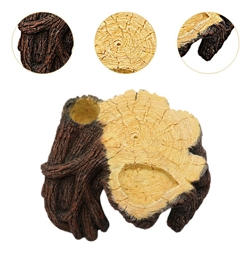 Rea De Para Escondite De Peceras, Decoración 24cmx22cmx10cm