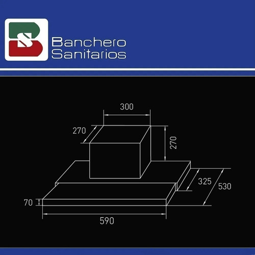Purificador De Aire Tst Extensible Frente De Acero 60 Cm