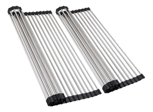 Soporte Enrollable Escurreplatos Para Fregadero 16 , 2 Pzas