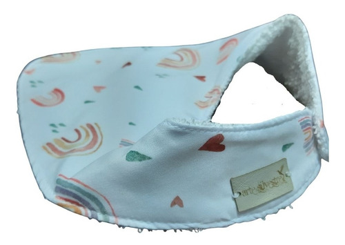 Imagen 2 de 2 de Hermoso Babero Bandana Arco Iris