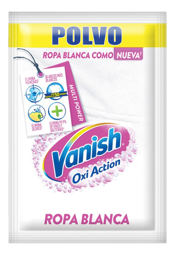 Vanish Quitamanchas Blanqueador Ropa Blanca 30g