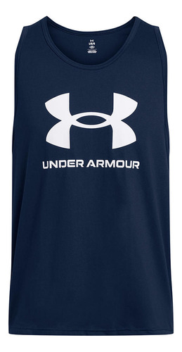 Polera Sin-manga Ua Sportstyle Hombre Azul Under Armour