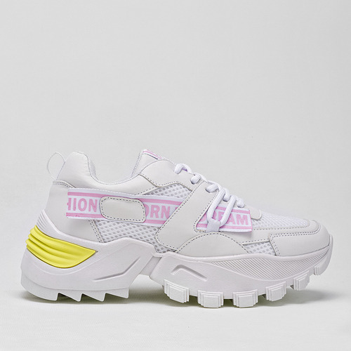 Tenis Mujer Joshua 1130 Blanco Rosa 125-271