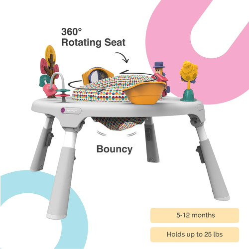 Portaplay 2 En 1 Para Bebés Centro De Actividades Y Mesa D