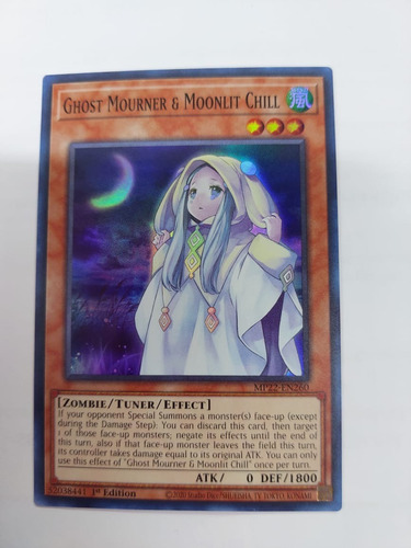 Ghost Mourner & Moonlit Chill Super Rare Mp22-en260 Yugioh 