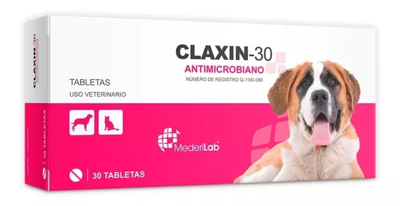 Mederilab Claxin 30 Con 30 Tab Amoxicilina