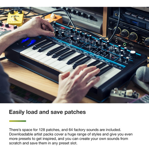 Novation Bass Station Ii Analog Monosynth: Incluye 64 Parche