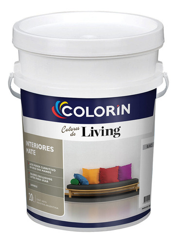 Colorin Living Latex Premium Int. Blanco 10lt - Pintu Zero