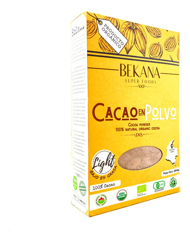 Cacao En Polvo Bekana 454g
