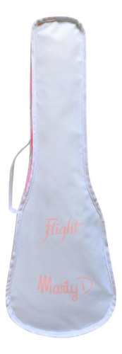 Ukelele Soprano 15 Trastes Con Funda Flight Tus-marty Color Blanco