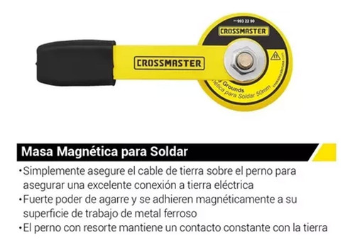 Masa Magnética Para Soldar 50mm Crossmaster G P