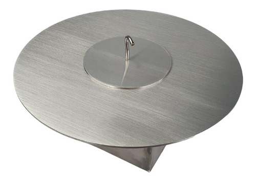 Queimador Ecológico Redondo A Álcool Ou Etanol Inox 304 Capacidade Do Tanque De Combustível 2 L
