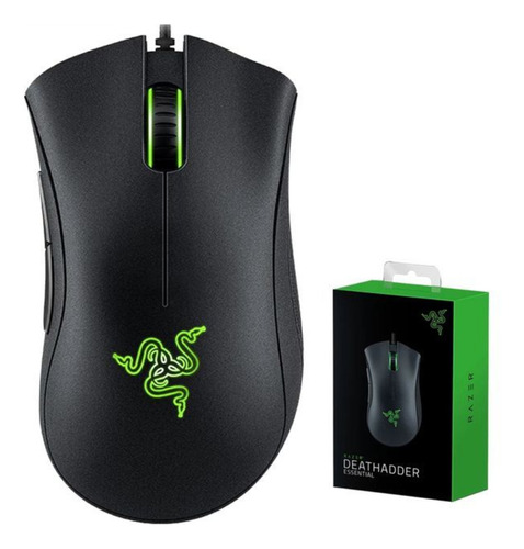 Mouse Gamer Razer Deathadder Essential 6400dpi Cor Preto Preto
