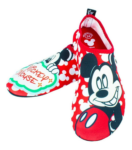 Aqua Shoes Unisex Disney Rojo Moletto