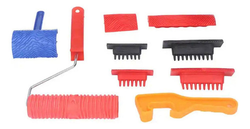 Wood Graining Tool Set Rubber With Handle Paint Look Like