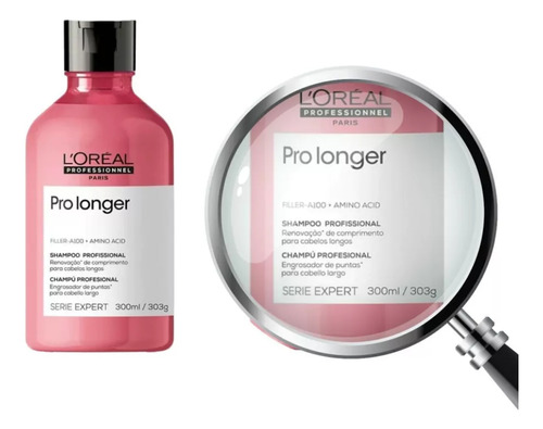 Loréal Pro Longer Shampoo Prolonger Reparador - 300ml