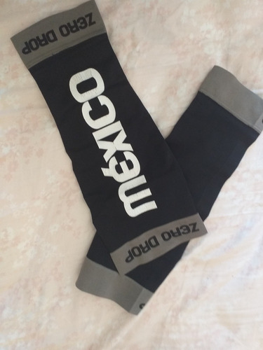 Medias De Compresion, Color Negra, Marca Zero Drop (Usado)