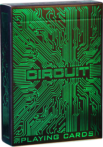 Circuit Naipes De Color Verde Neón Con Libro Electrónico De 