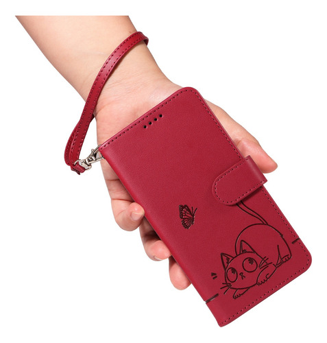Funda De Piel Sintética De Alta Calidad Para Huawei Honor X8 4g/x8 5g/x8a 5g/x8b 4g/x8c 4g Walletm, Ranura, Correa De Mu