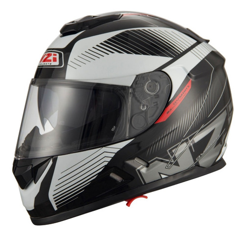 Capacete Nzi Symbio2 Indy Preto Branco Loja Oficial