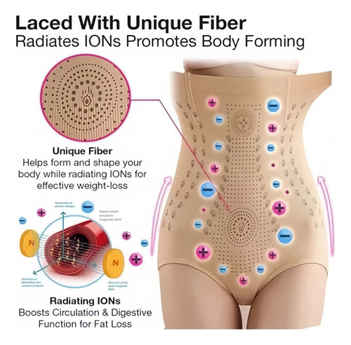 / 2 Pantalones De Cintura Alta Con Control De Barriga