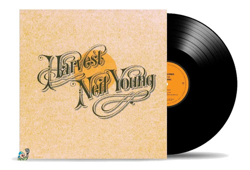 Imagen 1 de 8 de Vinilo De Coleccion Neil Young Harvest + Revista