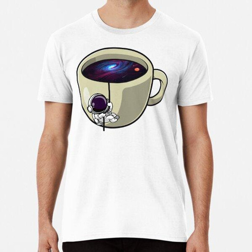 Remera Funny Astronaut Climbing The Rope To Go To Space  ALG