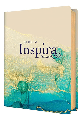 Biblia Ntv Inspira Oro Simil Piel, Insipira Creatividad