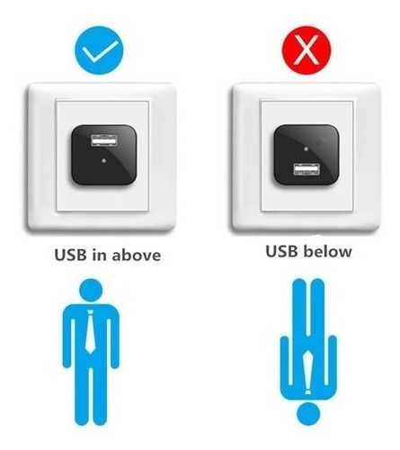 Imagen 8 de 10 de Camara Espia Cargador Usb Wifi P2p Ip Fullhd 1080p Max 32gb Video 24/7 App Android Y iPhone De Gogo Electronics