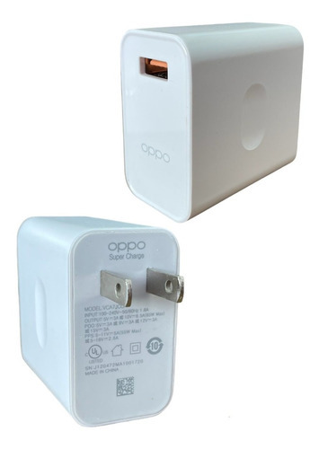 Cargador Oppo 65w Supervooc Cable Tipo C / Reno 6 / X3 Pro