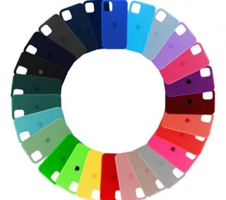 Funda Silicone Case Para iPhone XS Max Colores